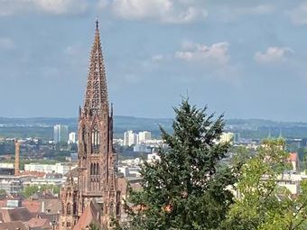 Blick vom Schloßberg aufs Münster.