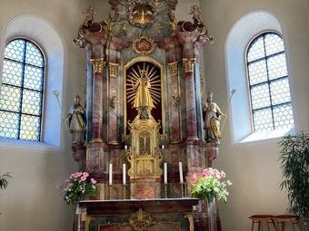 Altar in der Lindenbergkapelle