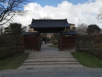 Gegenüber des Seeparks befindet sich der Japanische Garten.