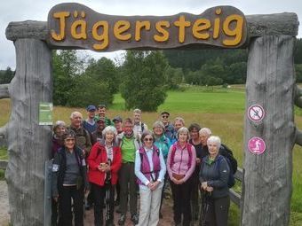 19 Wanderfreunde und -freundinnen waren auf der Tour mit dabei.