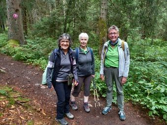 Wir bedanken uns bei Andrea und Sibylle für die schöne Wandertour.