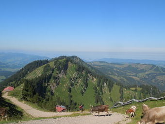 Über drei Berge führte der Weg hinunter ins Tal.