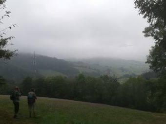 Auf halber Höhe zum kleinen Flaunser war uns bald klar, dass es mit der Sicht heute nichts wird.