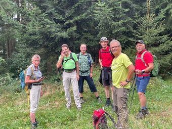 Endlich mal eine Wanderung, bei der mehr Männer als Frauen dabei sind.