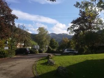 Blick zur Höfener Hütte.