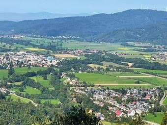 Wunderschöner Blick ins Dreisamtal.