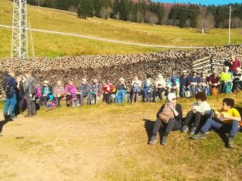 Mittagspause bei gefühlten 20 Grad.