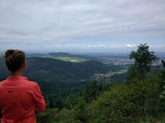 Blick auf Günterstal und Freiburg